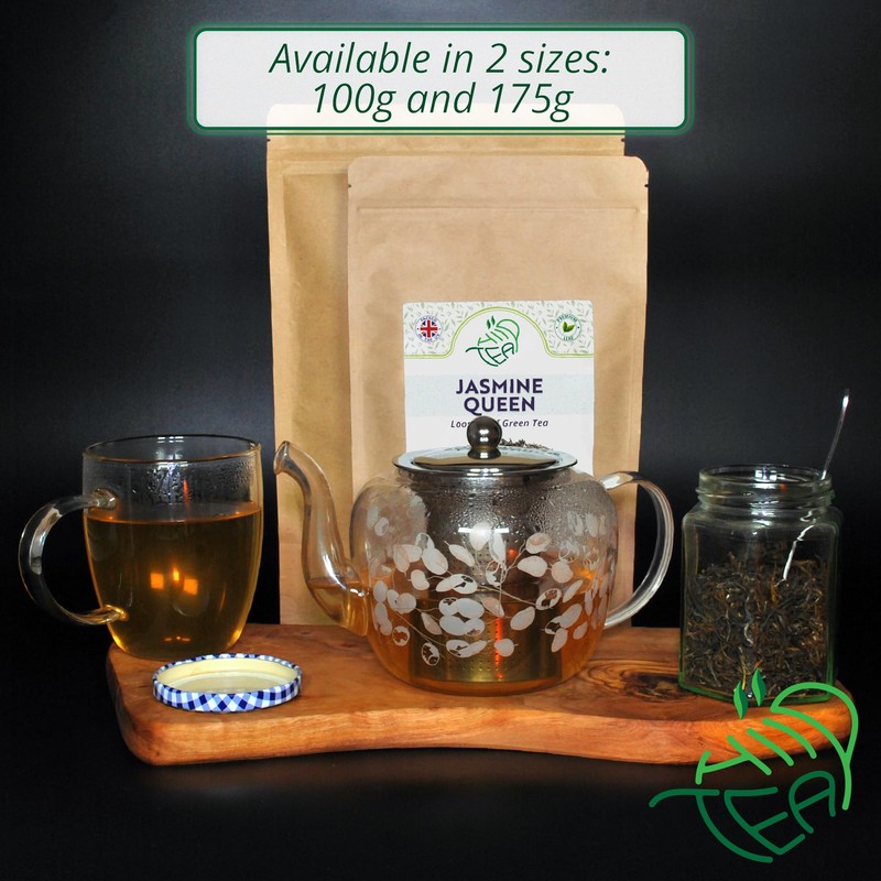 Jasmine Queen Premium Loose Leaf Green Tea With Jasmine –