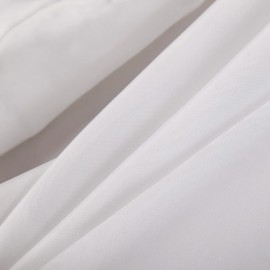 GONOVE Shower Curtain for Bathroom 200 x 200 cm Waterproof Thicken Polyester Fabric Shower Curtain Liner White Washable Bath Curtain with Hooks, Weighted Hem