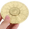 MAGICLULU Feng Shui Compass Luopan Brass Sundial Compass Chinese Old