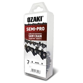 OZAKI - Chainsaw Chain 3/8 LP E66 - Semi-Pro - Gauge 1.6 mm (0.063") - Semi-Square Gouge Profile - 66 Drives - 45 cm