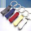 [AIXUAN] Men's Boys Cool Mini Skateboard Metal Keychain Keychain Car