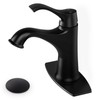 HGN Bathroom Faucets, Single Handle 1 Hole Matching Pop Up
