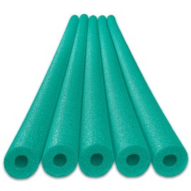 Oodles of Noodles Deluxe Foam Pool Swim Noodles - 5 Pack Green