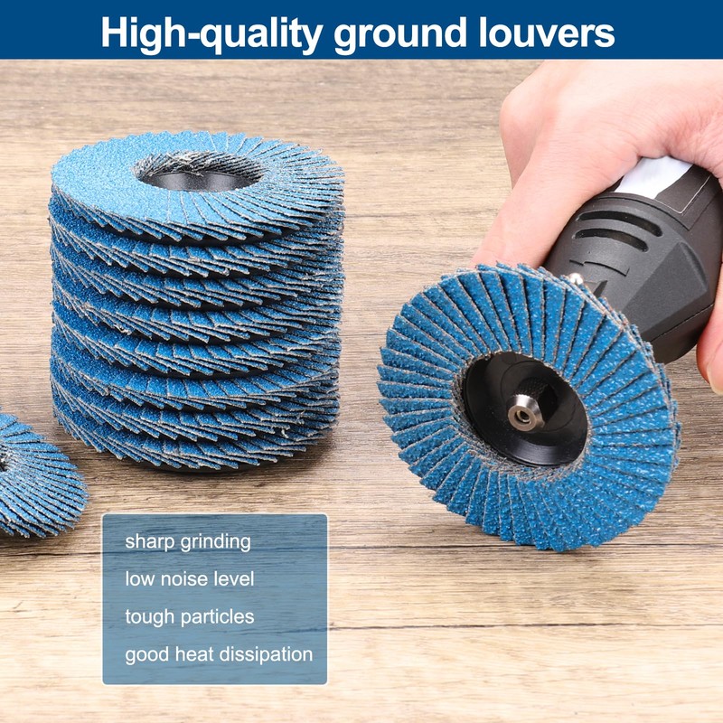 12 Pack Angle Grinder Discs, 76mm Flap Discs Polishing Rough