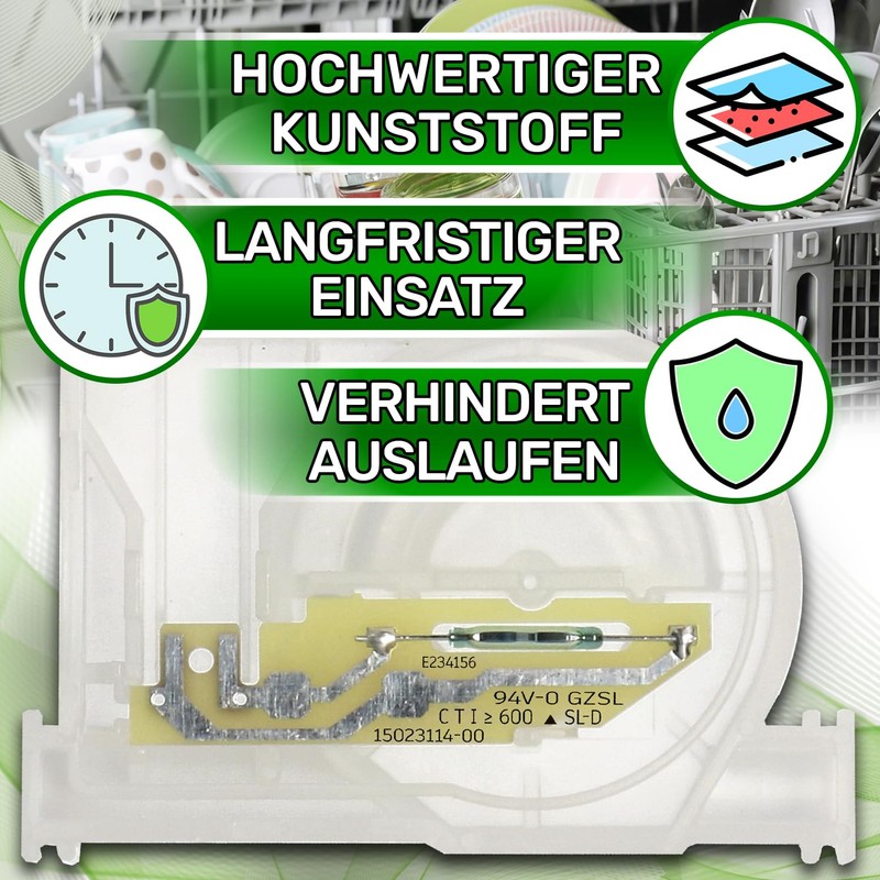 Dishwasher Flow Meter with Original Code 00611317 611317 Reed Contact