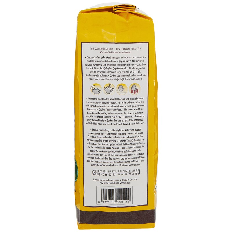 ÇAYKUR Rize Turist Black Tea, Loose Leaf Tea, Authentic Turkish