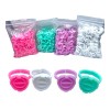 Wingstar 100 Anillos Para Pegamento Pestañas Mink Corazon A Elegir