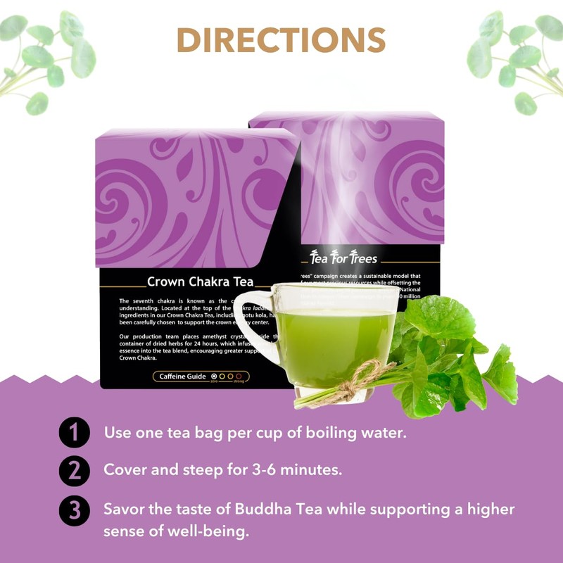 Buddha Teas - Crown Chakra Tea - Organic Herbal Tea