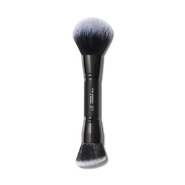 e.l.f. Dual-Ended Cream + Powder Brush, Two-in-One Makeup Brush for a Beautiful, Airy Complexion, Vegan & Cruelty Free
