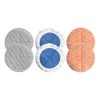 Replacement Cleaning Pads Set for KACTOR Electric Mop, 3 Pairs