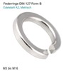Spring washers M16 stainless steel - DIN 127 form B