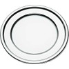 MOZAIK 4 Silver Plastic Round Charger Plate 30cm