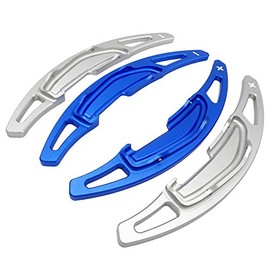 2pcs Aluminum Steering Wheel Pouches, Car Wheel Paddle Fit for M2 M3 M4 M5 X5M X6M F87 F85 F86 F80 F82 F83 F10 M6 F12 F13 320i