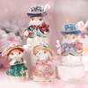 Rabbit Series Rabbit Baron Rabbit Lady (Spring Color) Figurine, Rabbit,
