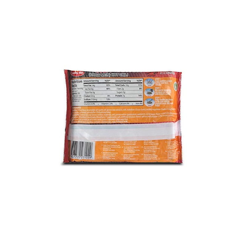 Lucky Me! Instant Noodle Soup (Hot Chili, 15 Pack)