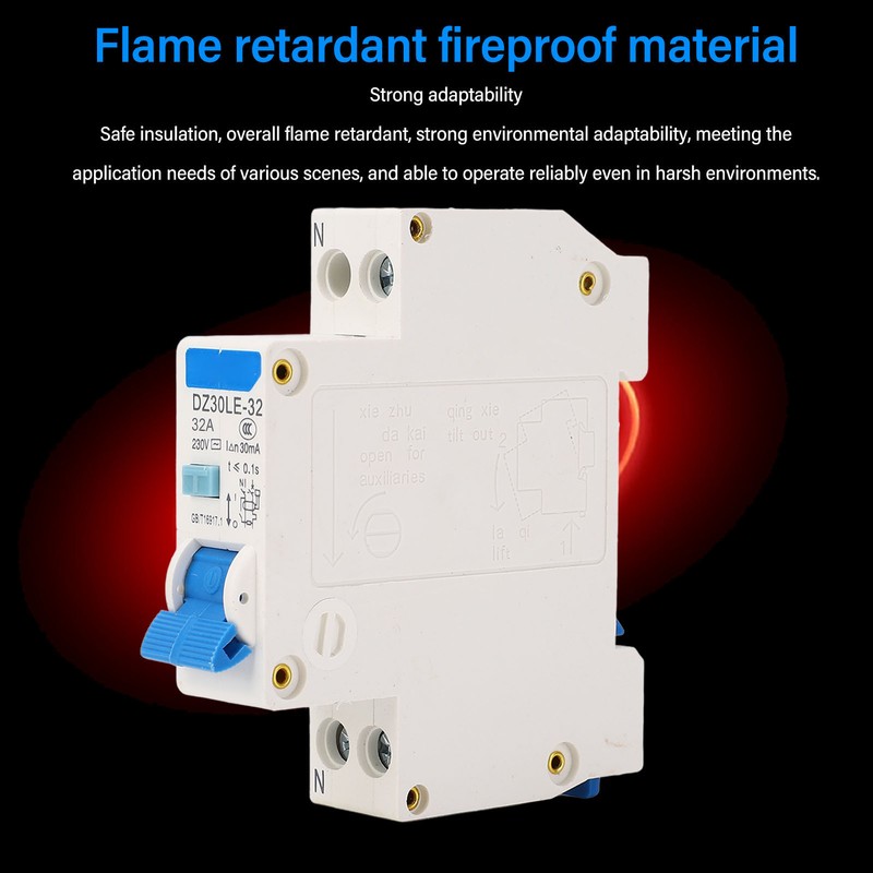 Leakage Protector Miniature Circuit Breaker DZ30LE‑32 Mini 1 Pole DIN