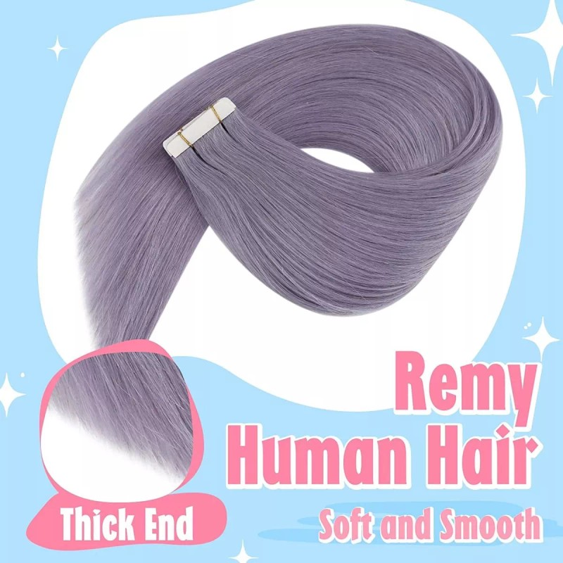 sunny hair Extensiones Cabello Natural Púrpura 14in 50gr