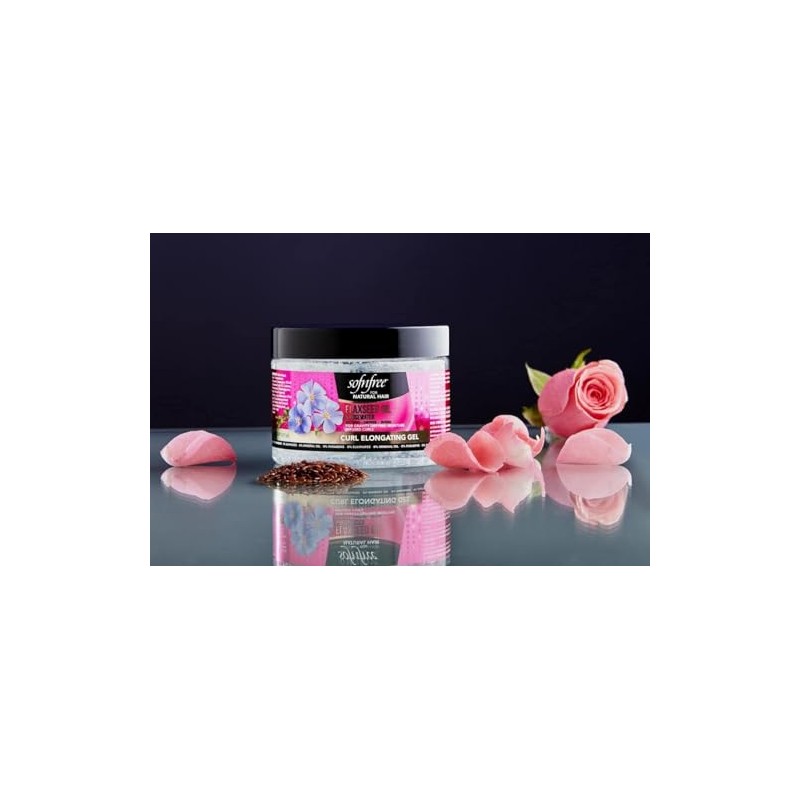 SOF N' FREE Curl Elongating Gel with Flaxseed Oil &