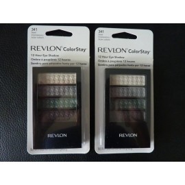 Revlon ColorStay 12 Hour Eye Shadow Quad - STEEL IMPRESSIONS #341 - TWO / New