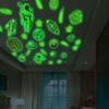31Pcs DIY Space Spaceship Themed Glowing Home Wall Sticker Luminous