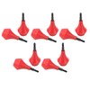 10PCS Archery Arrow Head Safety Arrow Tips Screw in Nylon