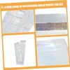 Ciieeo 2pcs Iridescent Tablecloth Rectangle Table Cover Party Supplies for