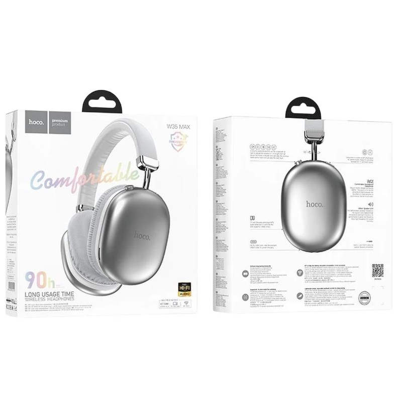 Wireless Bluetooth Headphones Noise Cancelling, Over-Ear Hi-Fi Stereo Headset with