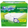 Swiffer Sweeper Dry Sweeping Cloths, Refills, Unscented, 32 ct.