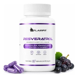 Flairfit® Resveratrol, Acai, Inositol, Vitamína C | 45 Cápsulas Sabor Sin sabor
