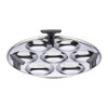 Vinod Cookware Hard Anodized Induction Bottom Multi-Kadai for Idli and
