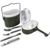 normani German Army Dinnerware Set Bundeswehr Aluminium Cookware Camping Crockery