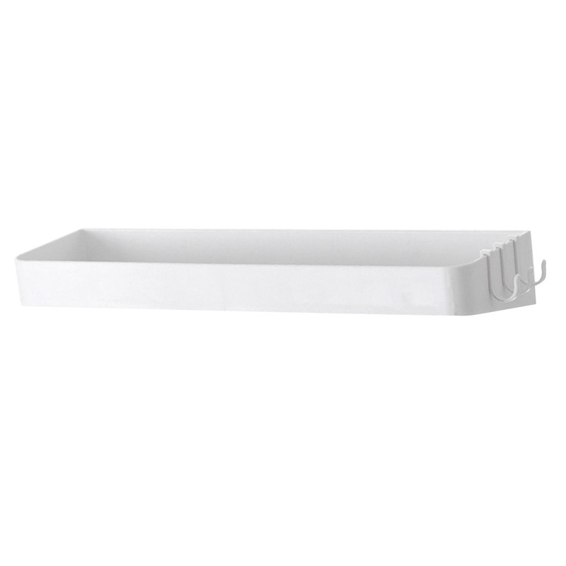 Wall Mounted Bathroom Shelf Multipurpose Modern Minimalism Style Punch Free