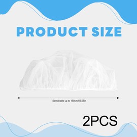 2Pcs Universal Mosquito Net Breathably Mosquito Net for Cot Tear Resistant for Pram Net Perfect for Outdoor Walks and Baby Camping Trips