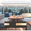 RV Premium Charcoal Activated Carbon Fiber Air Conditioner Filter -