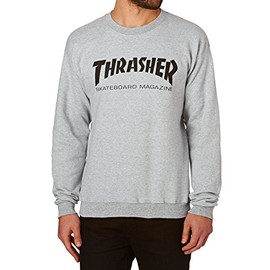 Thrasher Skate Mag Crew Neck Sweatshirt - Grey - XL