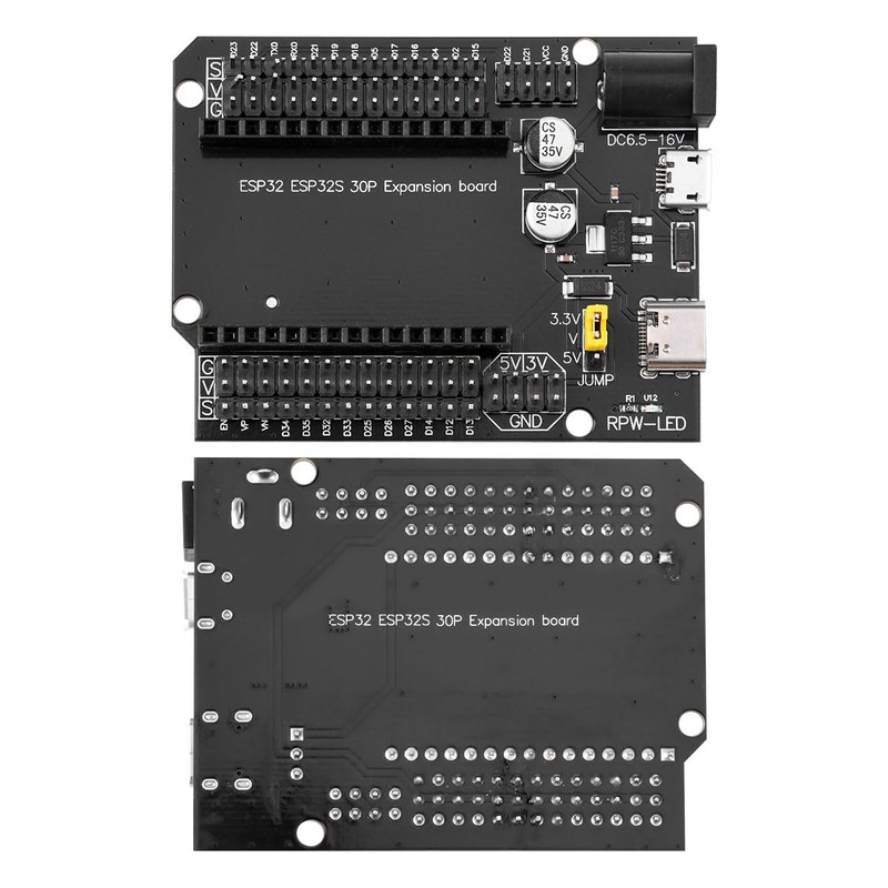 2 Sets ESP32S and Terminal Adapter, NodeMcu ESP32 Wroom 32
