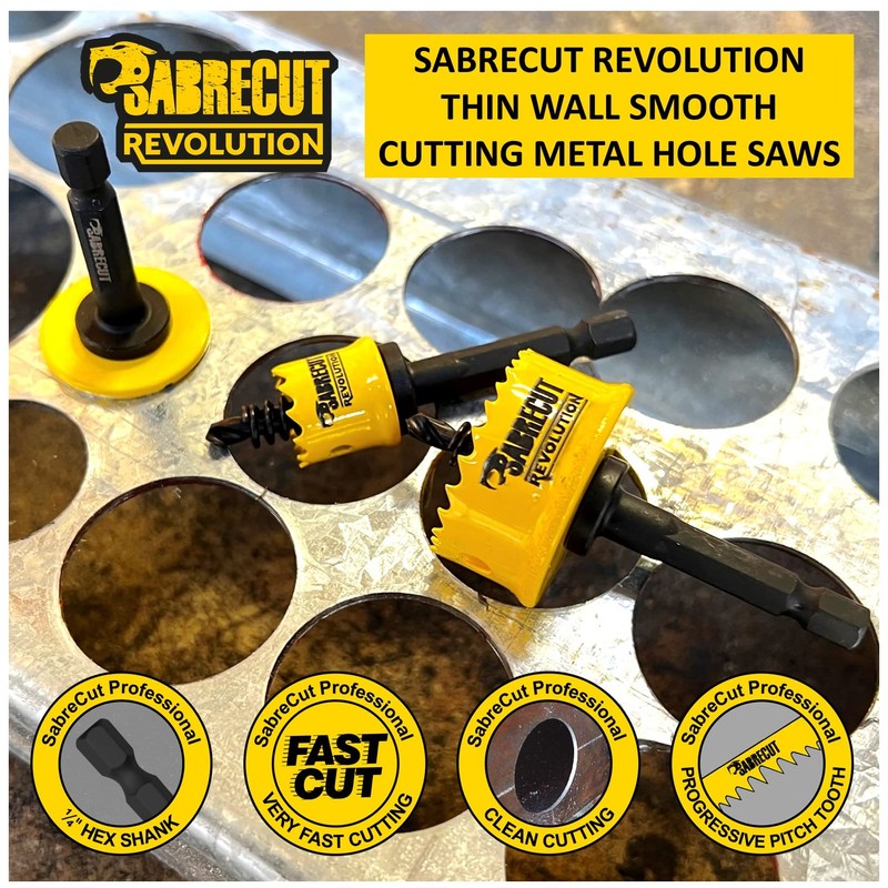 3 x SabreCut HSSPR01_3 Hole Saw Arbour Replacement Springs Compatible