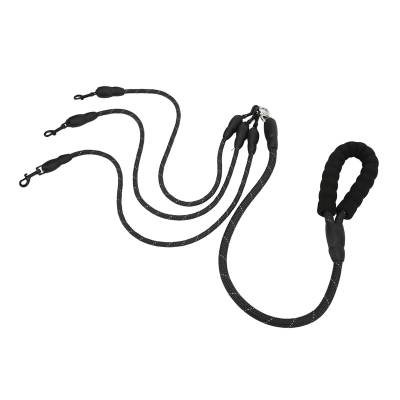 Dog Leash 360° Rotation Reflective Dog Walking Leash with Foam