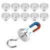 20Pcs Silver Neodymium Pot Magnet Base NdFeB Magnet Nickel Plating