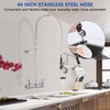 COOLWEST Pre Rinse Spray Valve with 44” Commercial Sink Sprayer