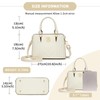Miss Lulu Women's Handbag, Medium Size, Lychee Pattern Bag, Elegant