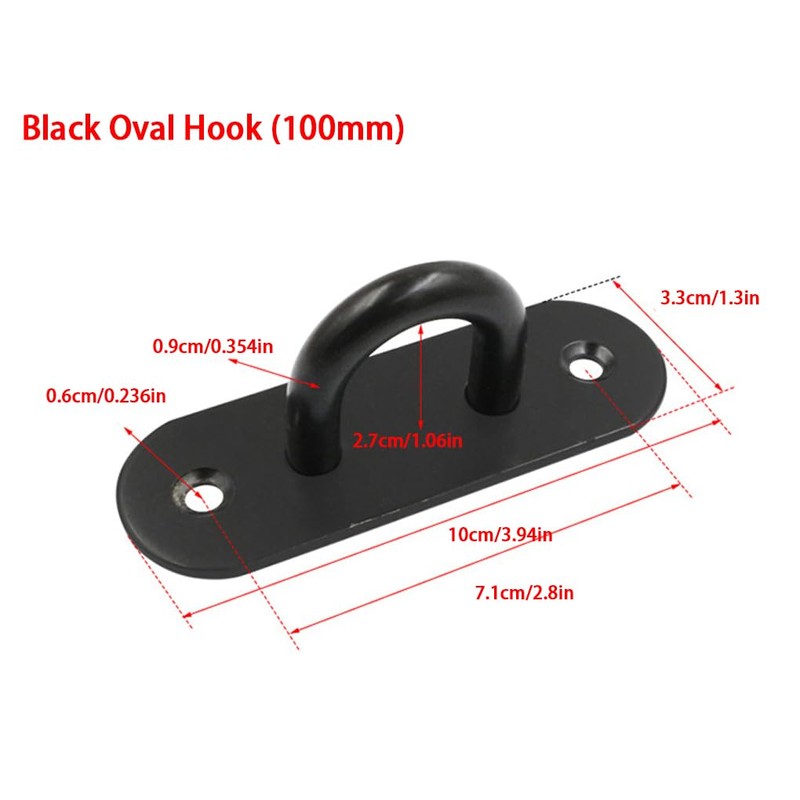 CLSSLVVBN 10pcs/Set Stainless Steel Eye Plate and Hook Set for