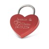Love Lock with Desired Engraving