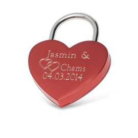 Love Lock with Desired Engraving
