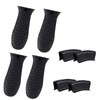8 Pcs Silicone Pot Handle Covers Set, Heat Resistant Cast