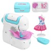 Kids Sewing Machine Toy Kit Portable W/Model Tape Scissor Threader