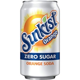Sunkist Diet Orange Soda , 12-Ounce (24 Cans)