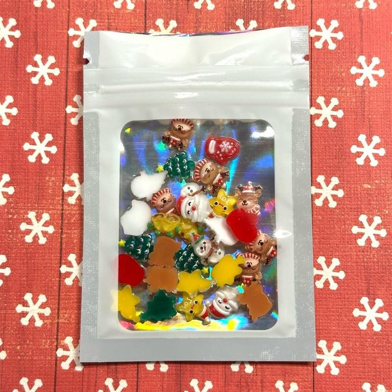 Christmas nail charms for festive nails