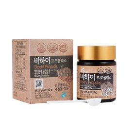 Power King Easy-to-eat royal jelly powder, high absorption rate, BNcare B-Hi propolis powder, 60g / 먹기쉬운 로얄제리분말 흡수율높은 비엔케어 비하이 프로폴리스 분말 60g
