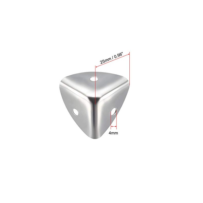 sourcing map Crate Protection Box Edge Protection Metal 25 x